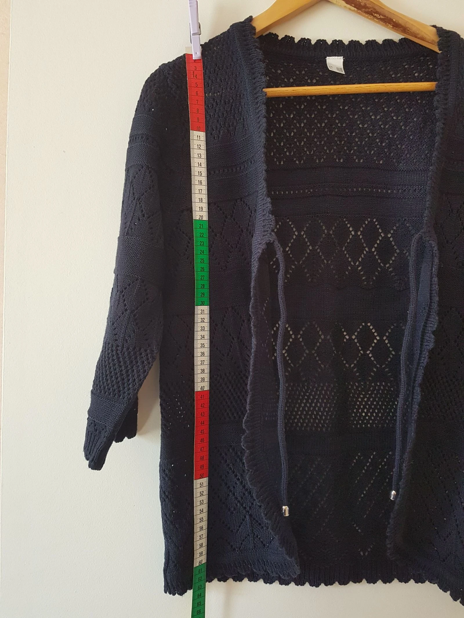 Navy blue knit vest size 38 40. – photo 7